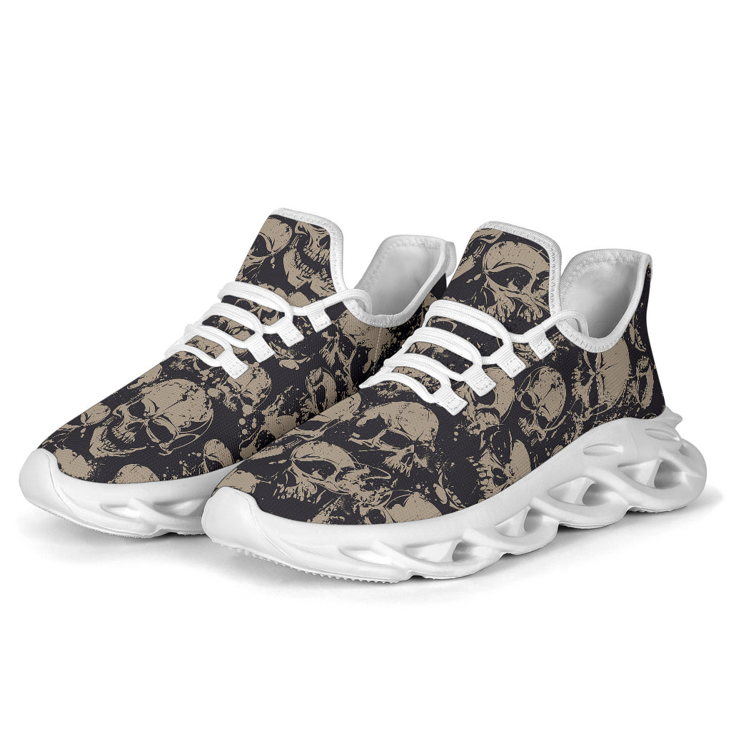 Grey Skulls Sneakers
