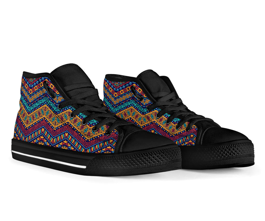 Ethnic Pattern High Top - TrendifyCo