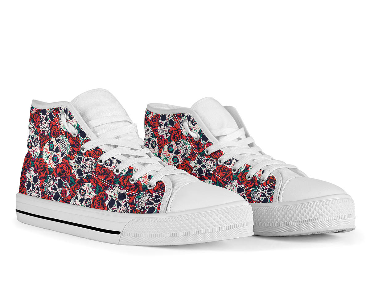 Skulls And Roses - High Tops
