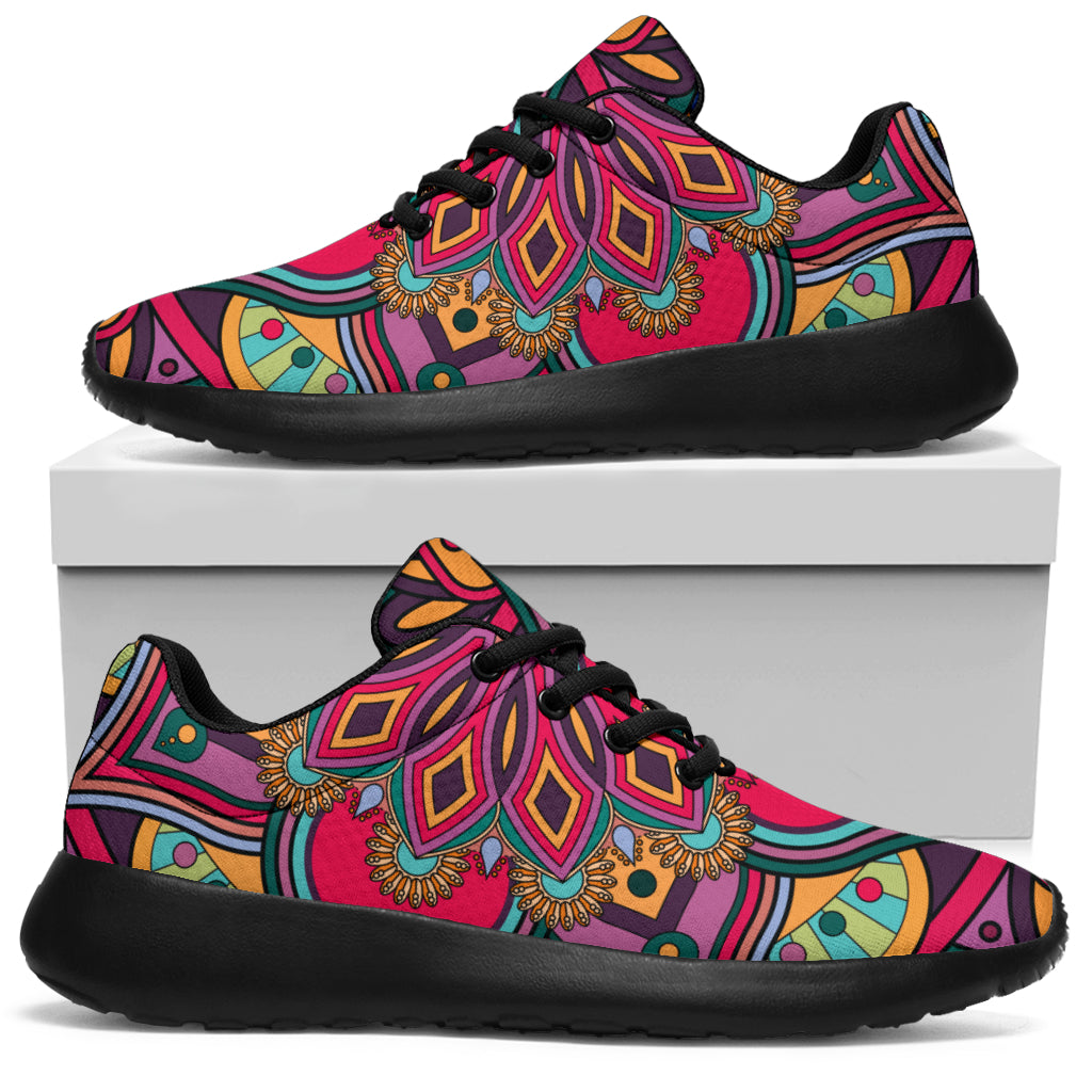 Colorful Mandala Art Sport Sneakers