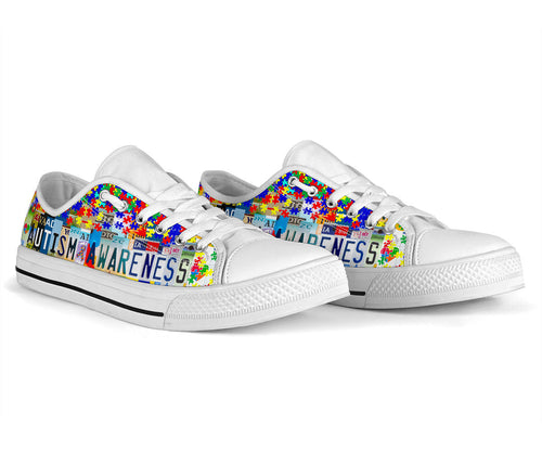 Autism Awareness Low Top Shoes