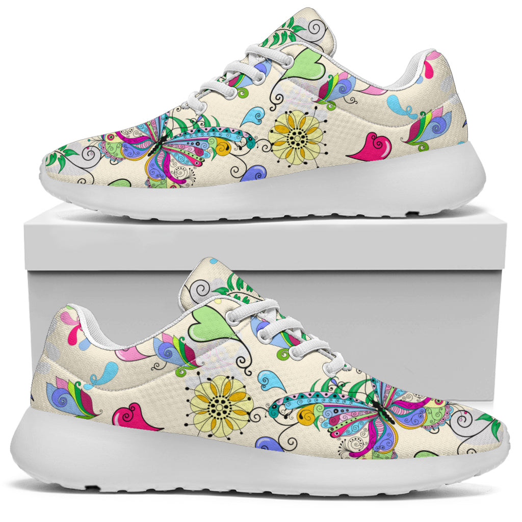 Colorful Butterflies Sneakers - TrendifyCo
