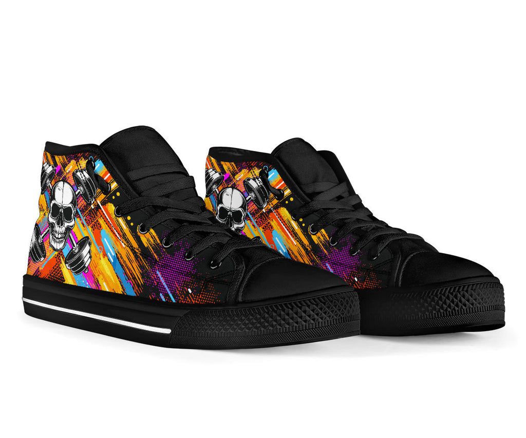 Gym Skull High Tops