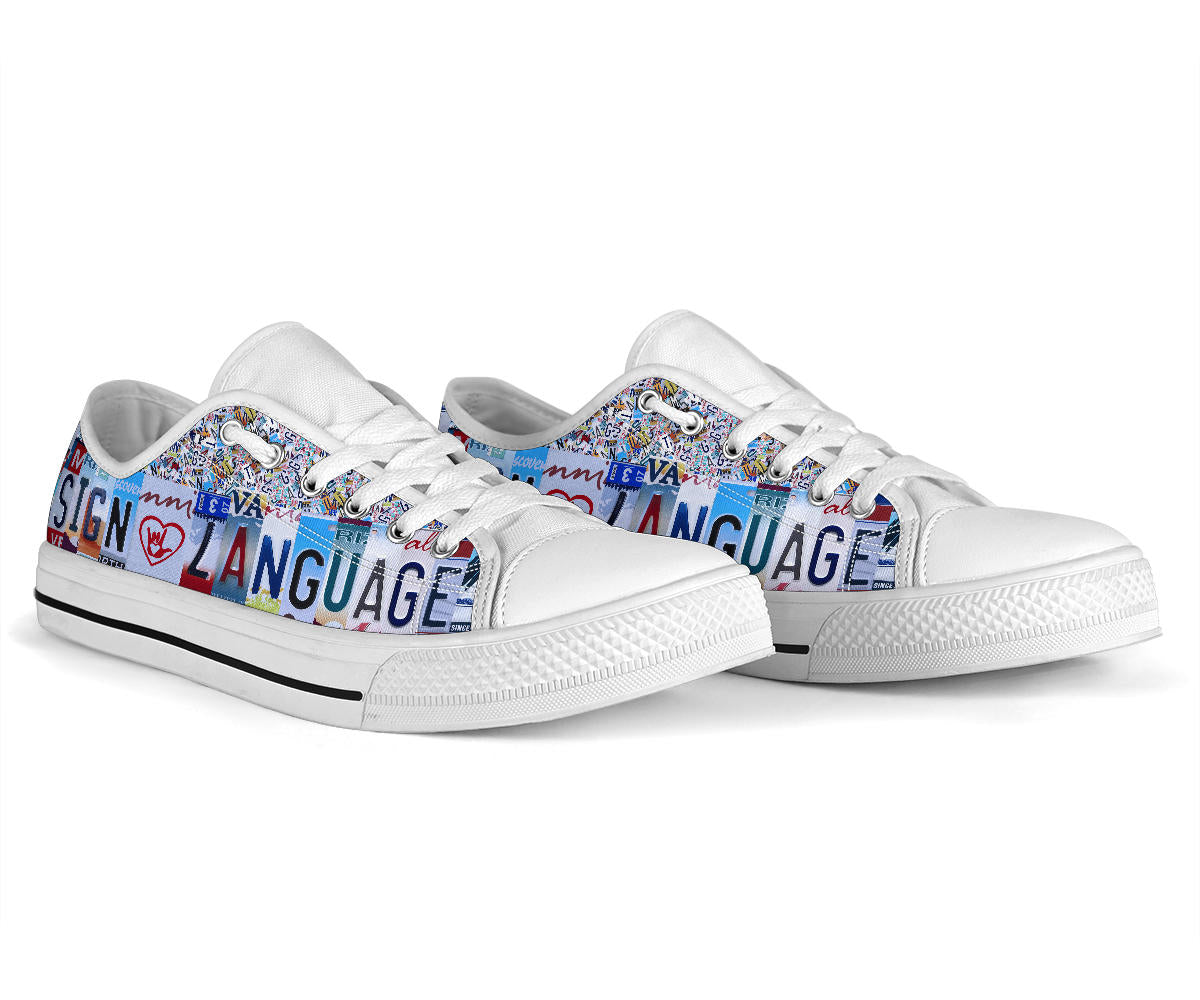 Sign Language Low Top - TrendifyCo