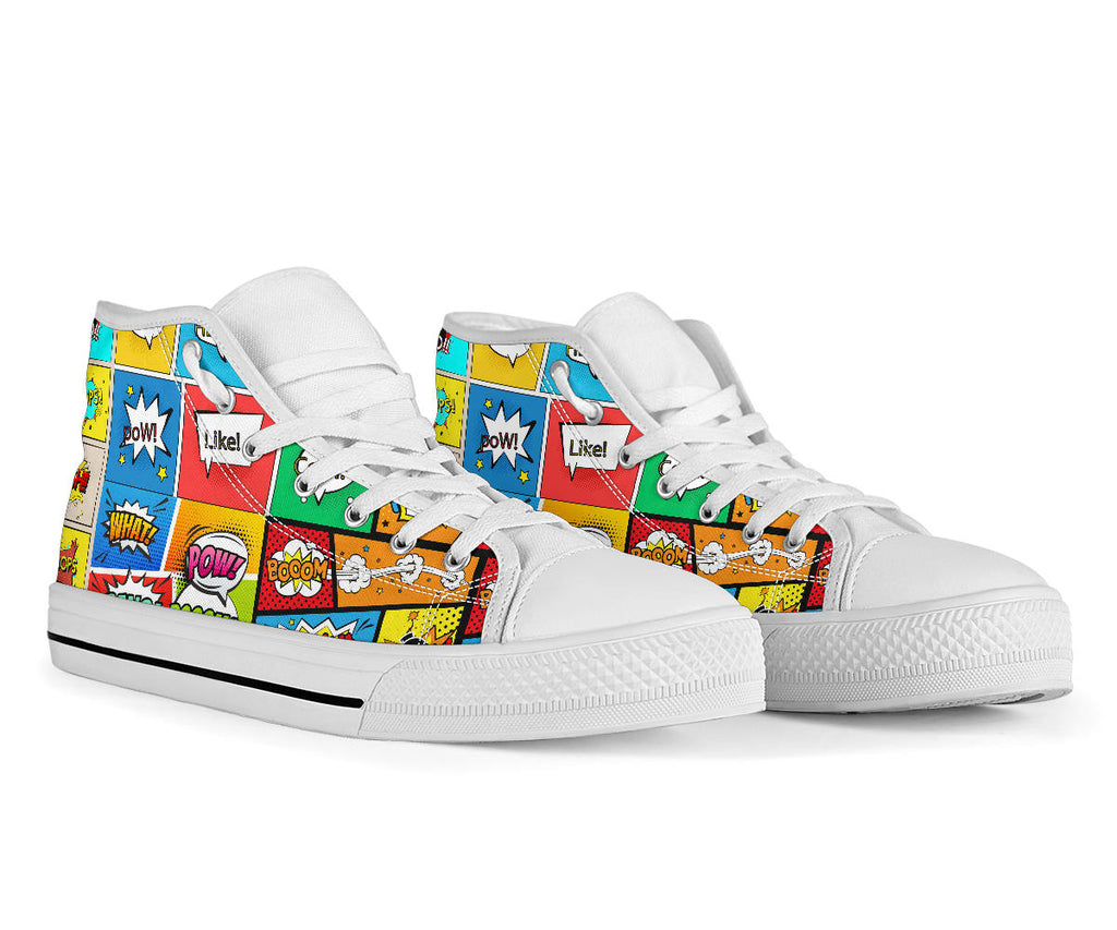 Comic Sounds High Top - TrendifyCo