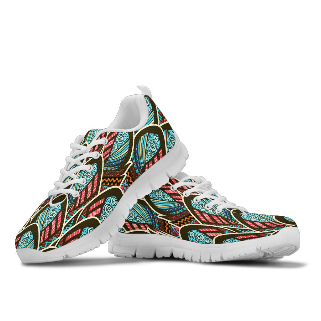 Boho Feathers Running Shoes - TrendifyCo