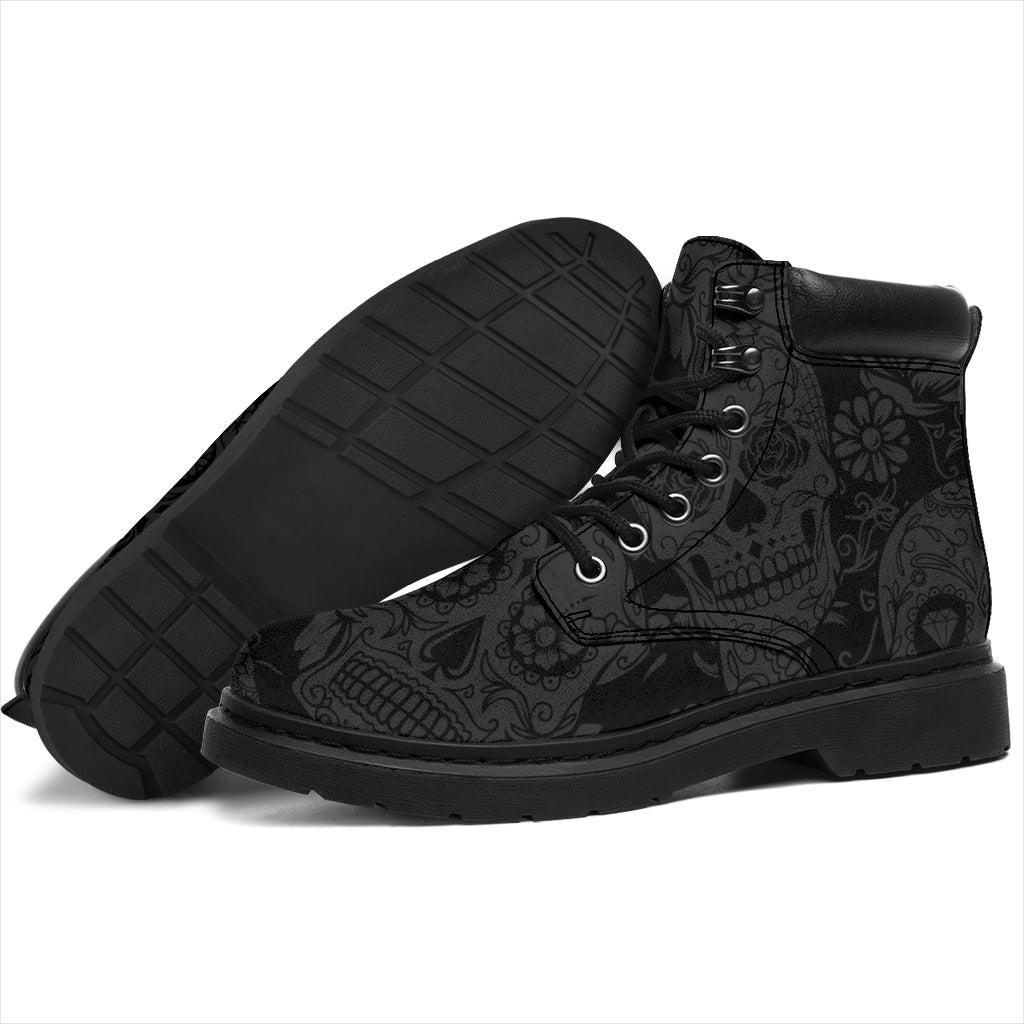 Dark Skull All-Season Boots - TrendifyCo