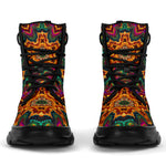 Fractal Flow Chunky Boots