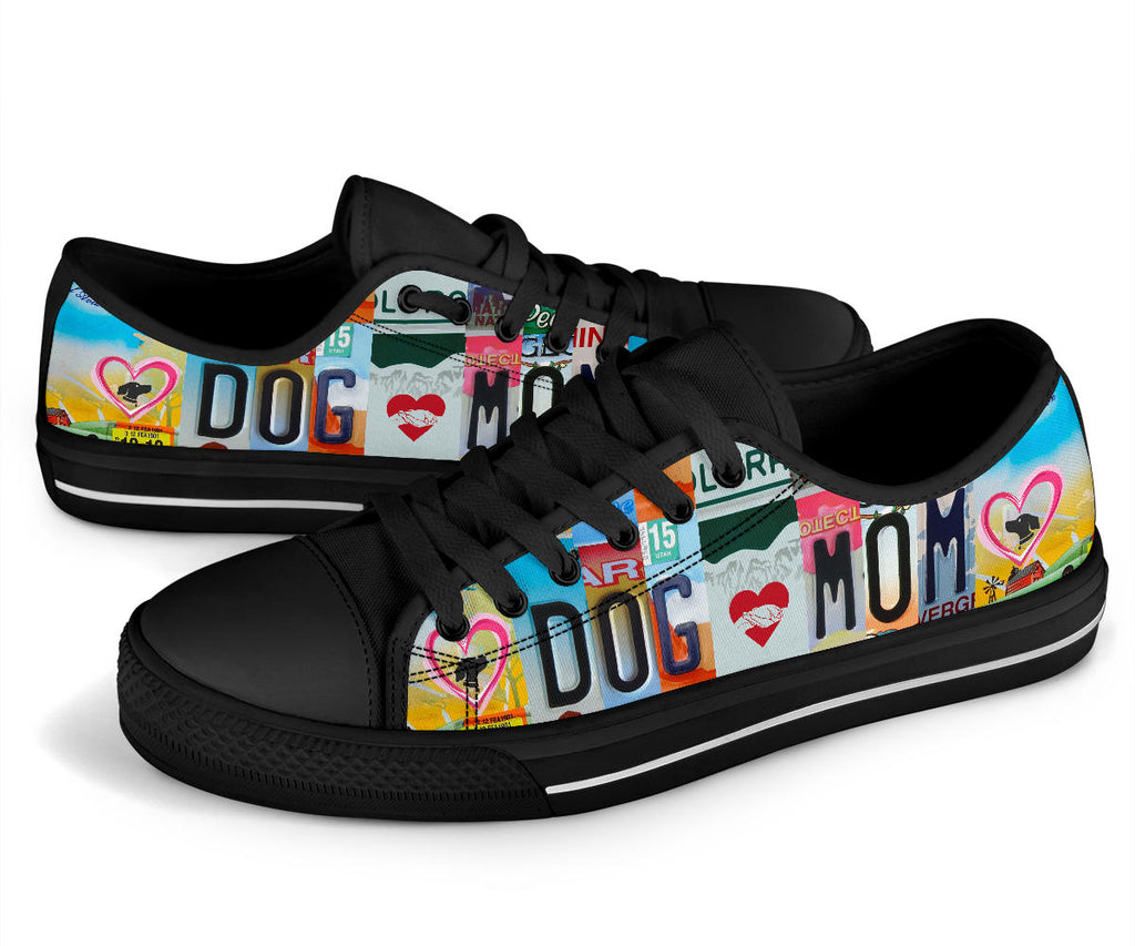 Dog Mom License Plate Shoes