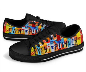 Event Planner License Plate Shoes