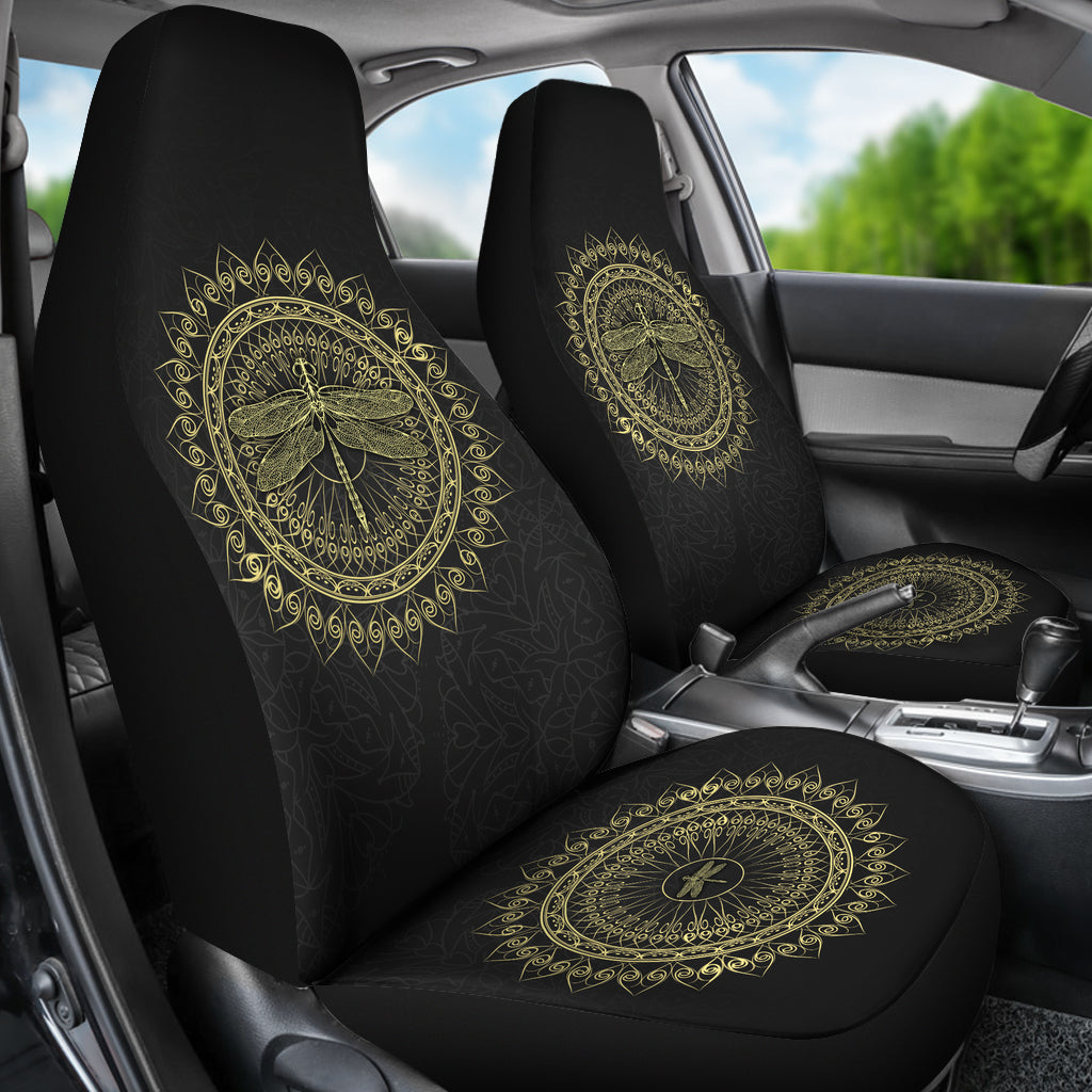Dragonfly Mandala - Car Seat Covers