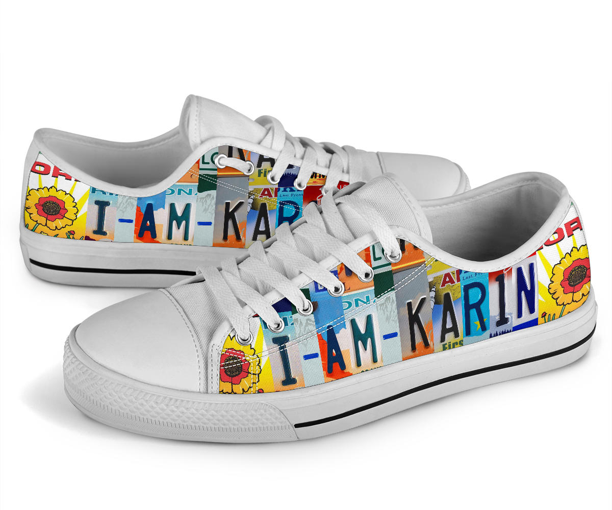 I Am Karin Custom Low Top