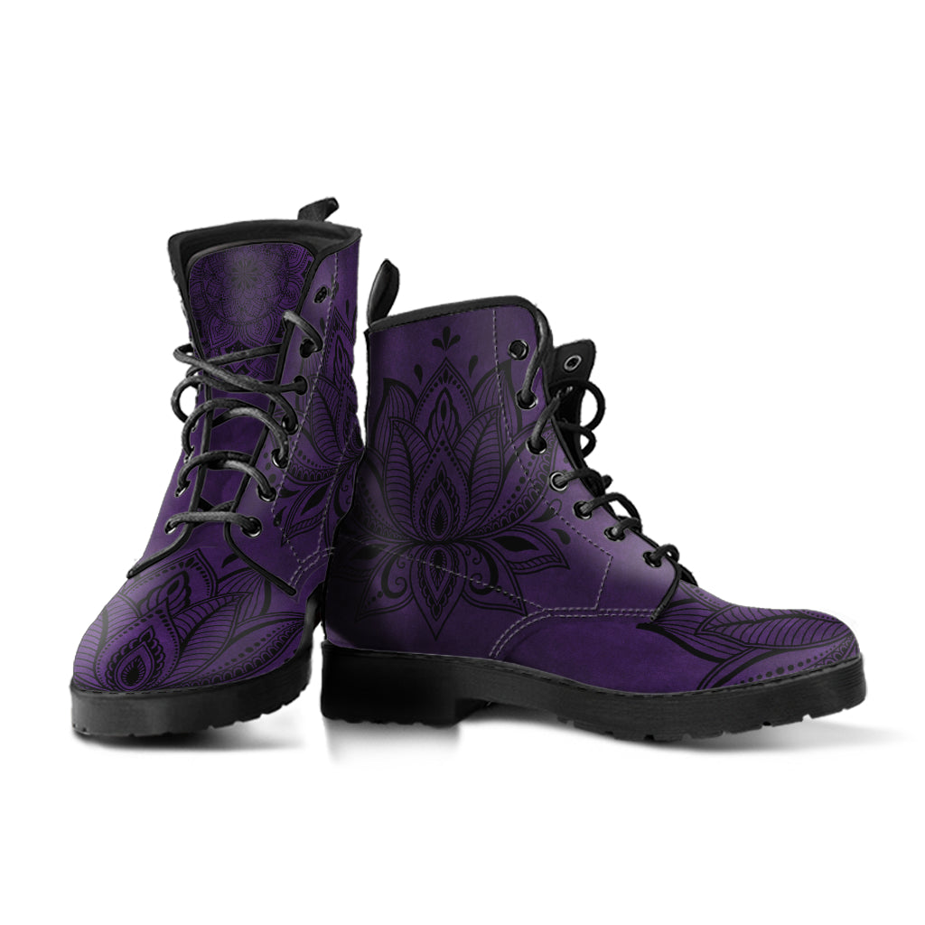 Purple Lotus - Vegan Boots