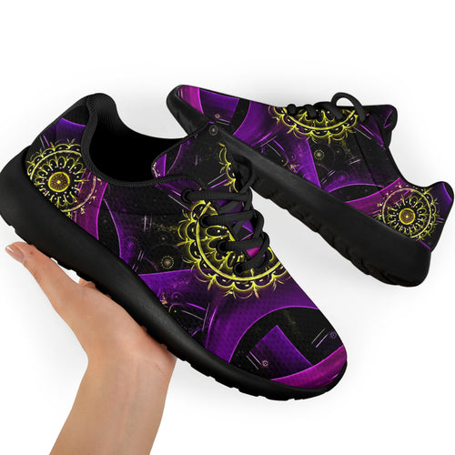 Awesome Purple Lines Sport Sneakers - TrendifyCo
