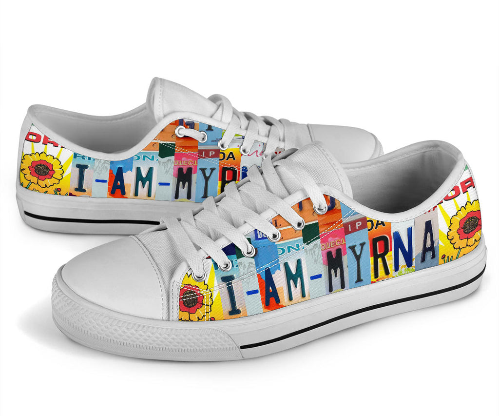 I Am Myrna Custom Low Top