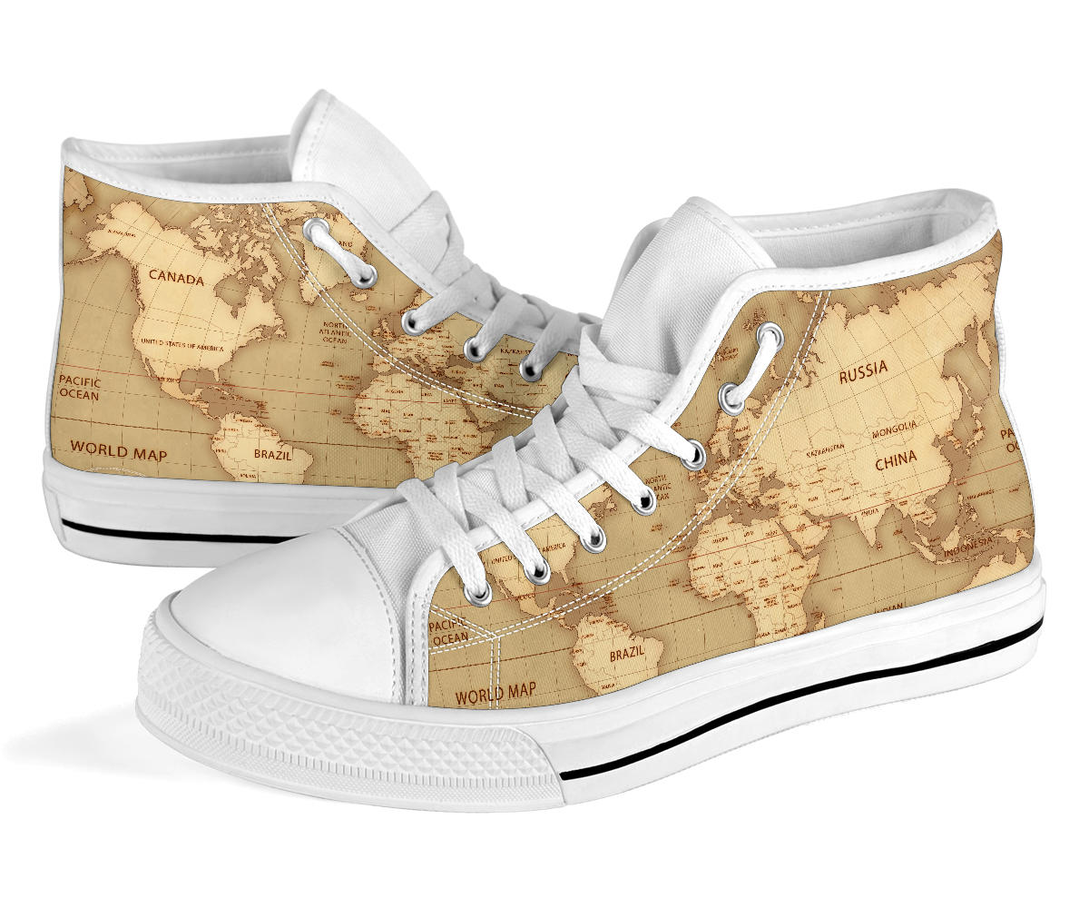 World Map High Top