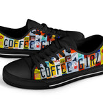Coffee Girl License Plate Shoe