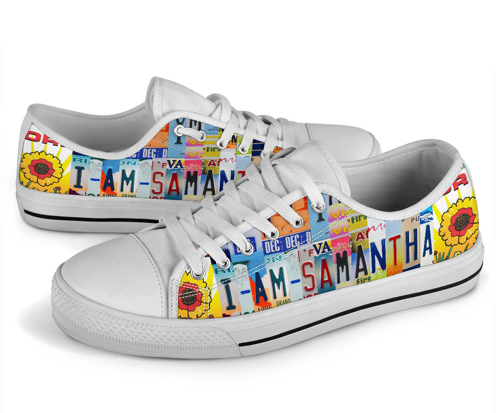 I Am Samantha Custom Low Top
