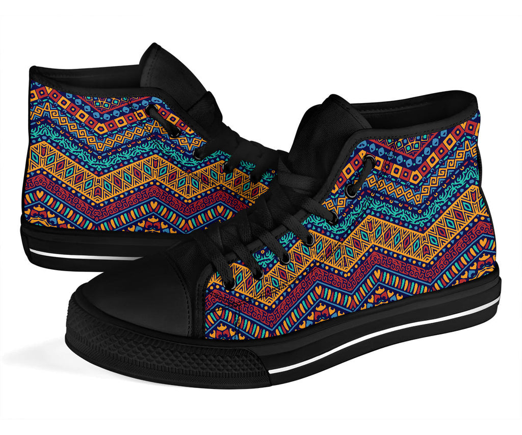 Ethnic Pattern High Top - TrendifyCo