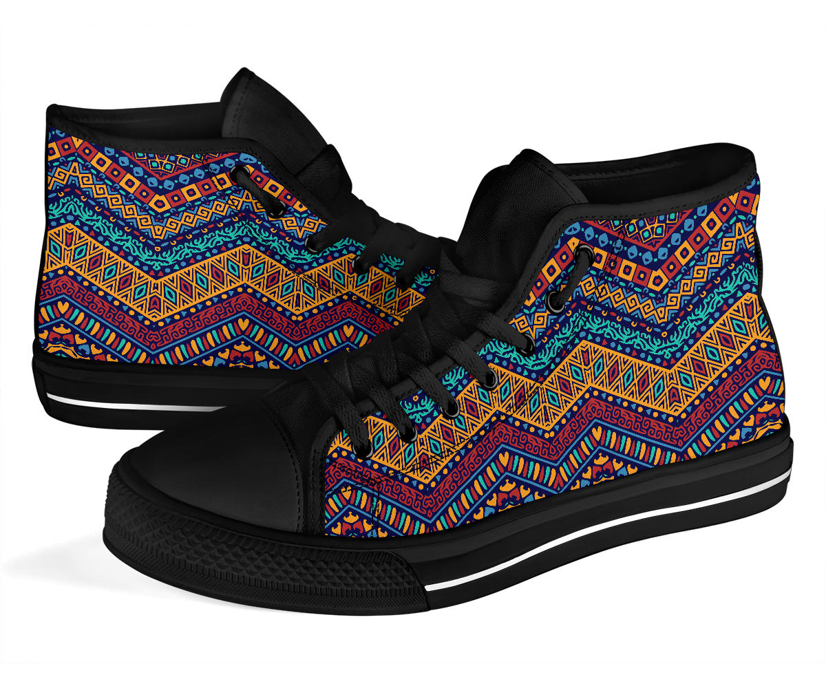 Ethnic Pattern High Top - TrendifyCo