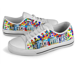 Autism Awareness Low Top Shoes