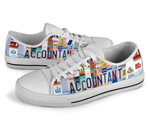 Accountant Low Top Shoes - TrendifyCo