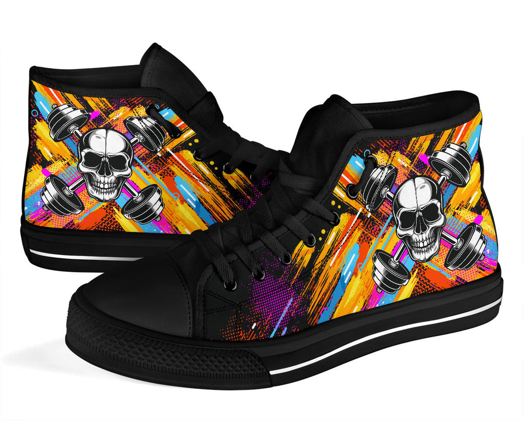 Gym Skull High Tops