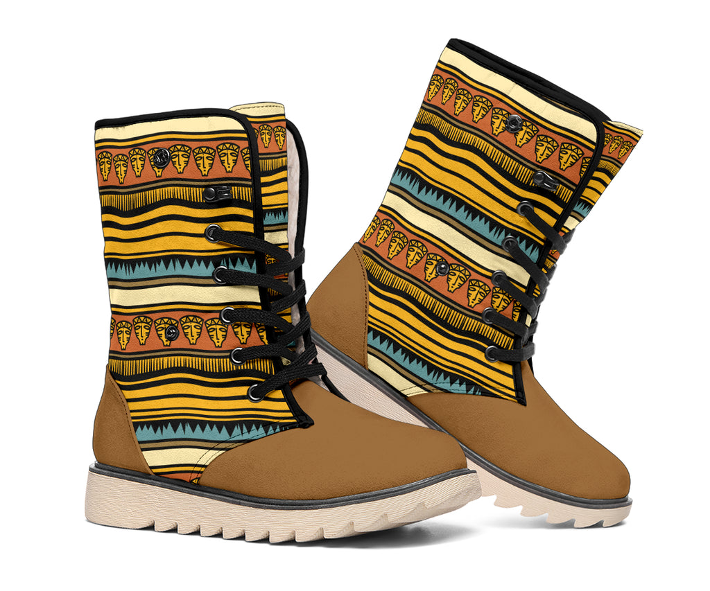 Bohemian Tribal Polar Boots - TrendifyCo