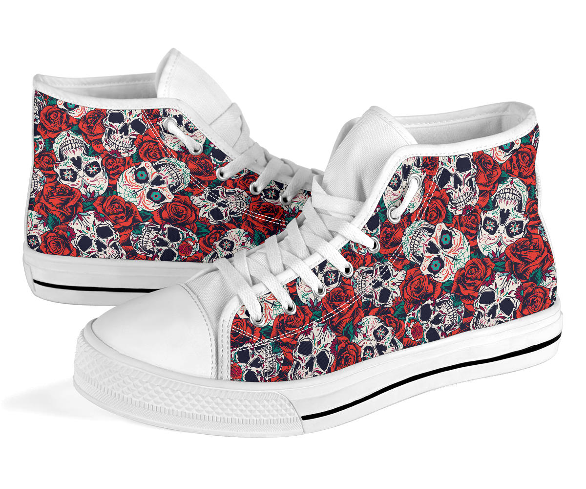 Skulls And Roses - High Tops