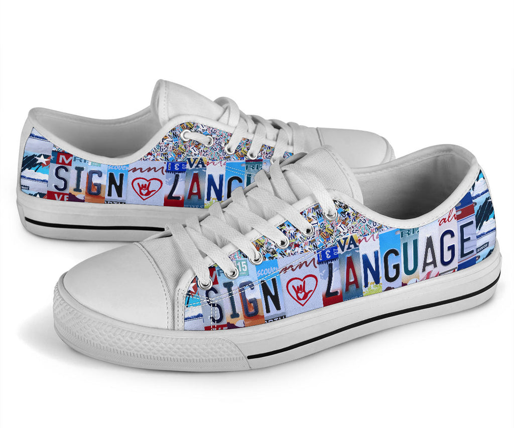 Sign Language Low Top - TrendifyCo