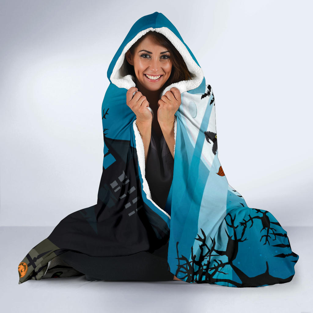 Halloween Party Hooded Blanket