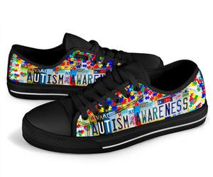 Autism Awareness Low Top Shoes