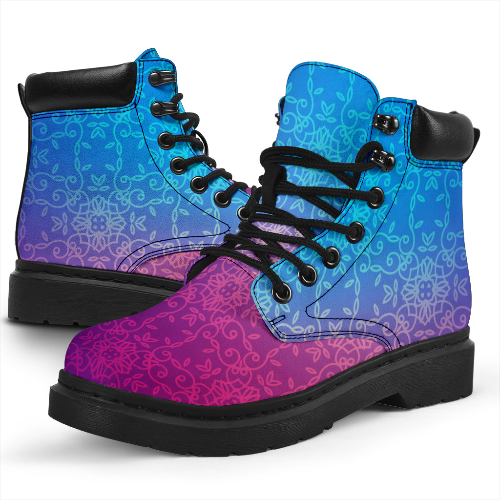 Pink And Blue All-Season Boots - TrendifyCo