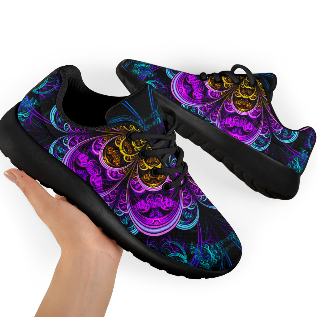 Fractal Flower Sport Sneakers - TrendifyCo