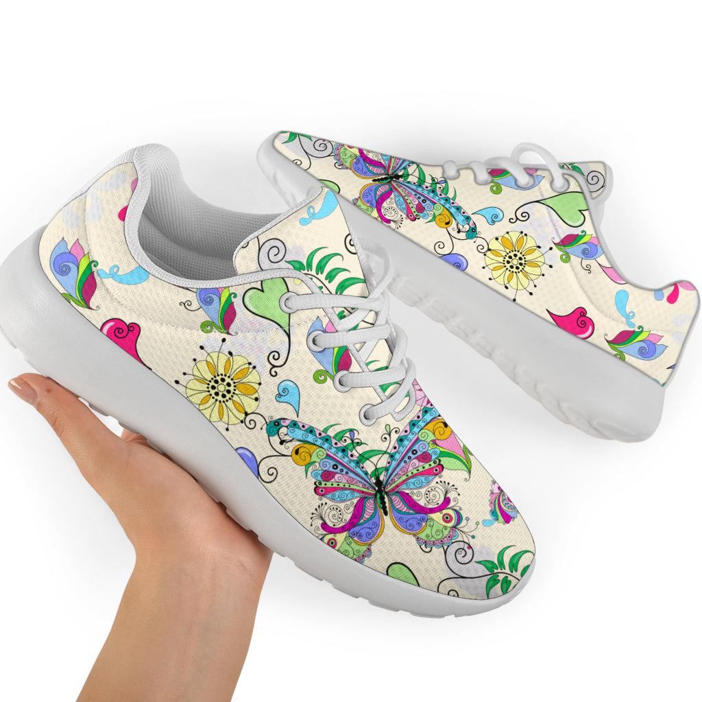 Colorful Butterflies Sneakers - TrendifyCo