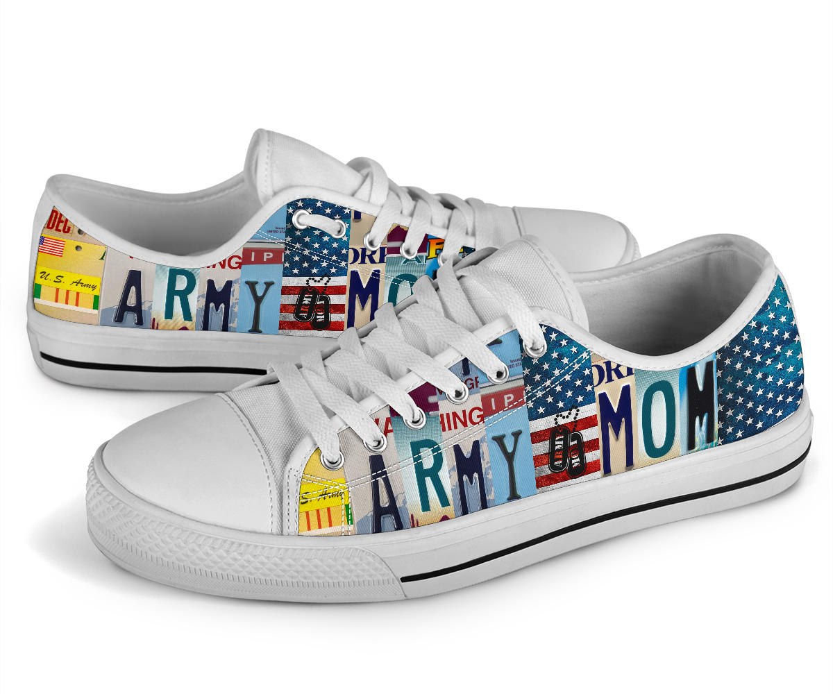 Army Mom Low Top Shoes