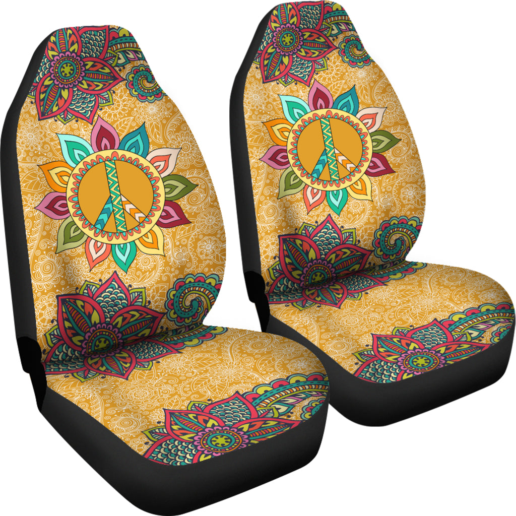 Peace Mandala Car Seat Covers - TrendifyCo