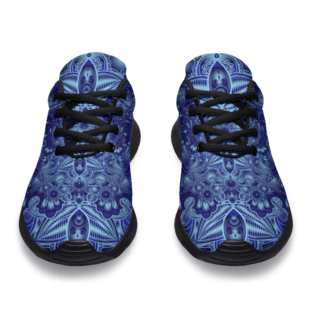 Vintage Blue Mandala Sneakers