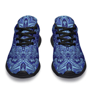 Vintage Blue Mandala Sneakers