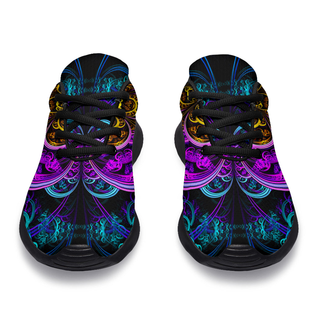 Fractal Flower Sport Sneakers - TrendifyCo