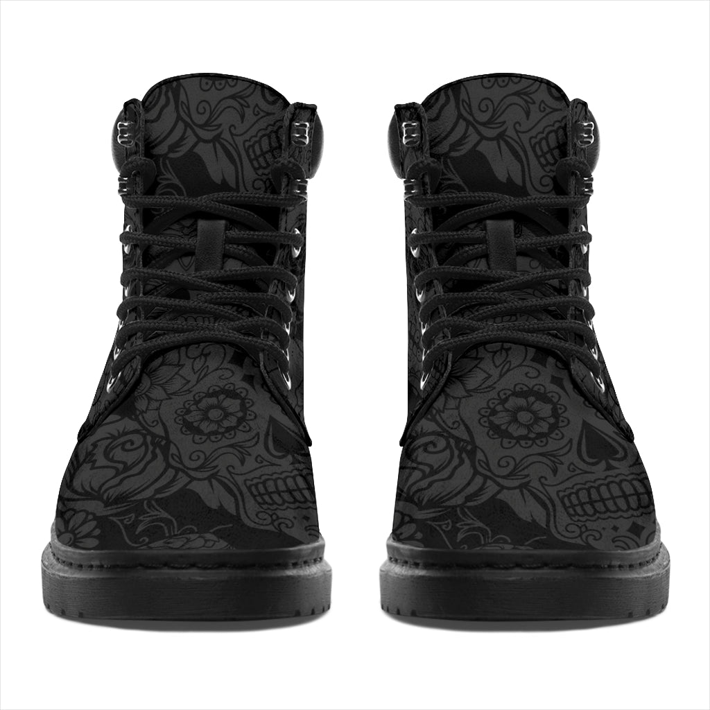 Dark Skull All-Season Boots - TrendifyCo