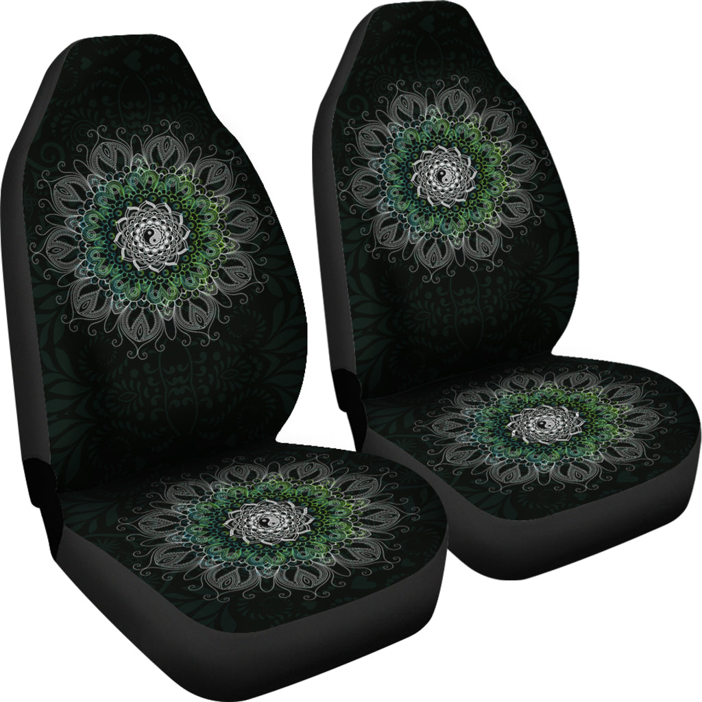 Yin Yang Mandala Car Seat - TrendifyCo