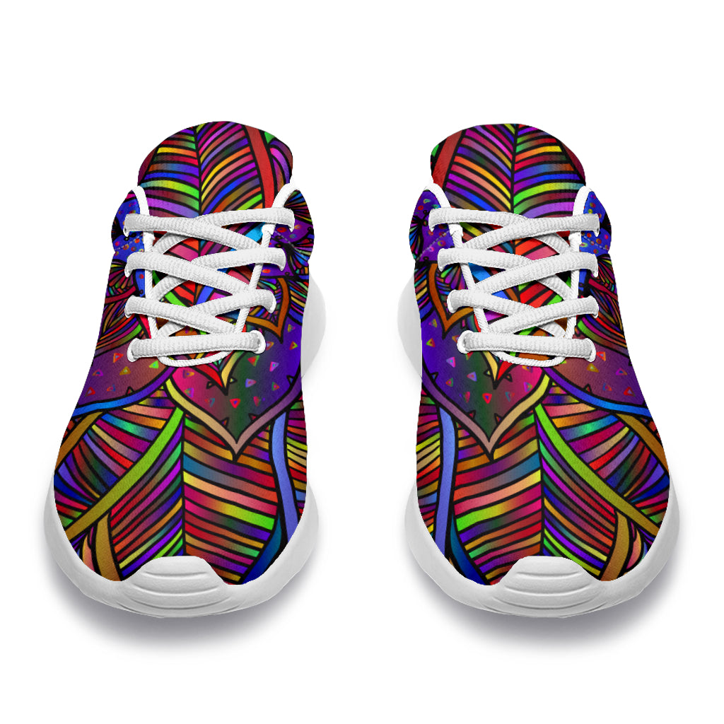 Colorful Mandala Sport Sneakers
