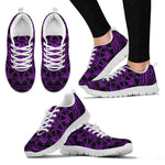 Purple Flower of Life Running Shoes