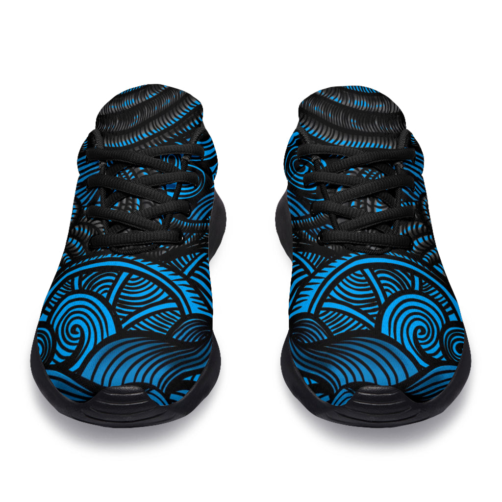 Waves Patterns - Sport Sneakers