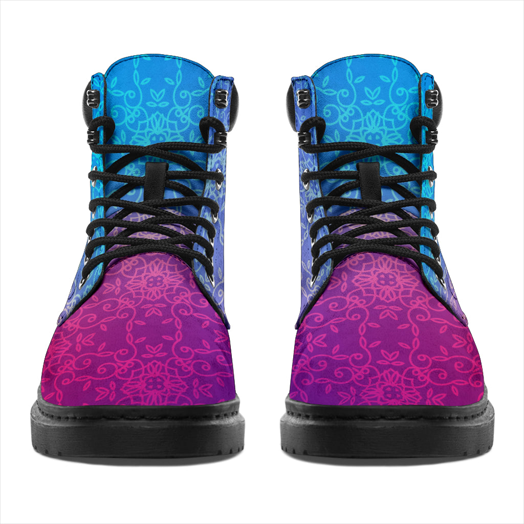 Pink And Blue All-Season Boots - TrendifyCo