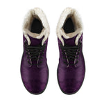 Sun And Moon Mandala Fur Boots - TrendifyCo