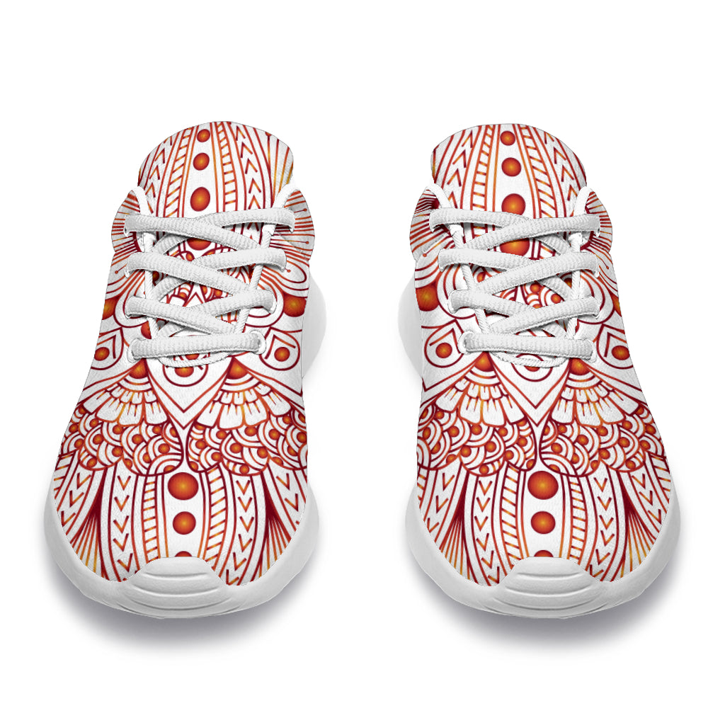 Floral Mandala Sport Sneakers