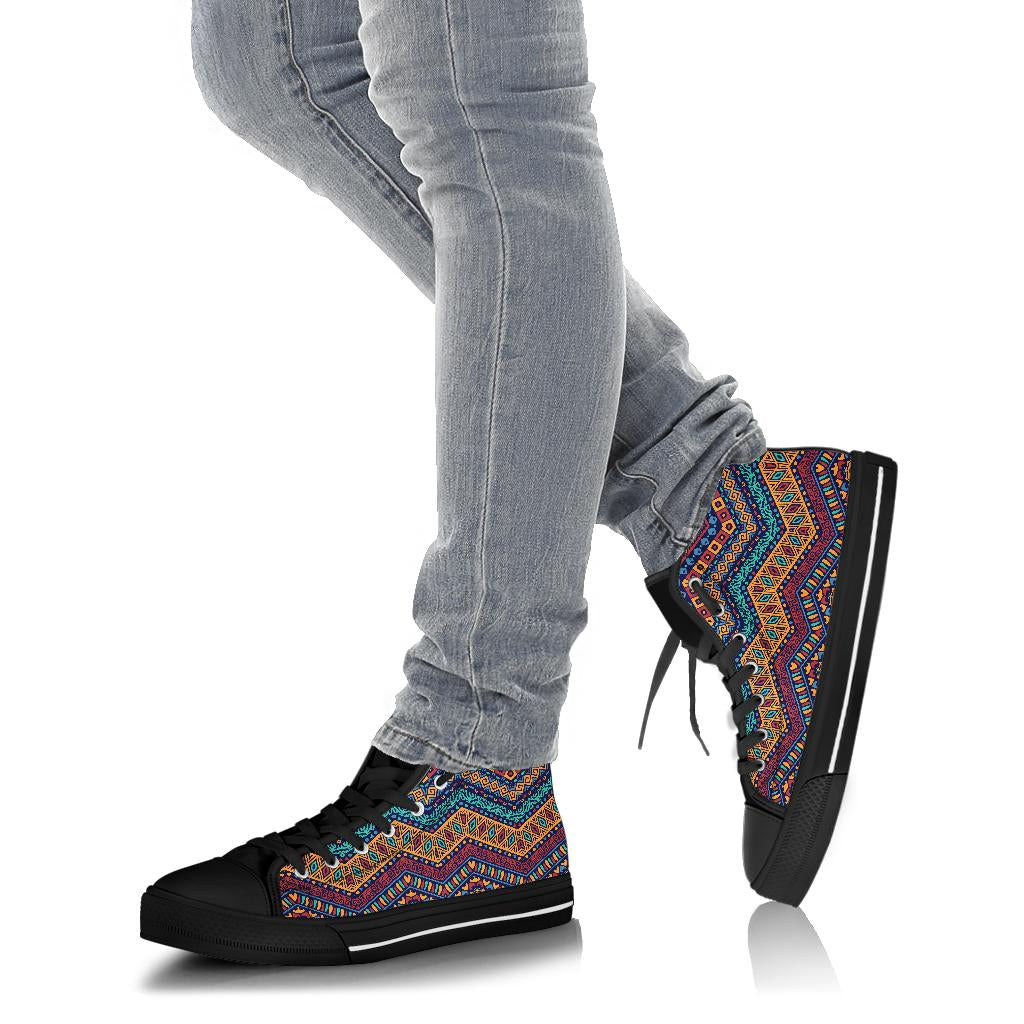 Ethnic Pattern High Top - TrendifyCo