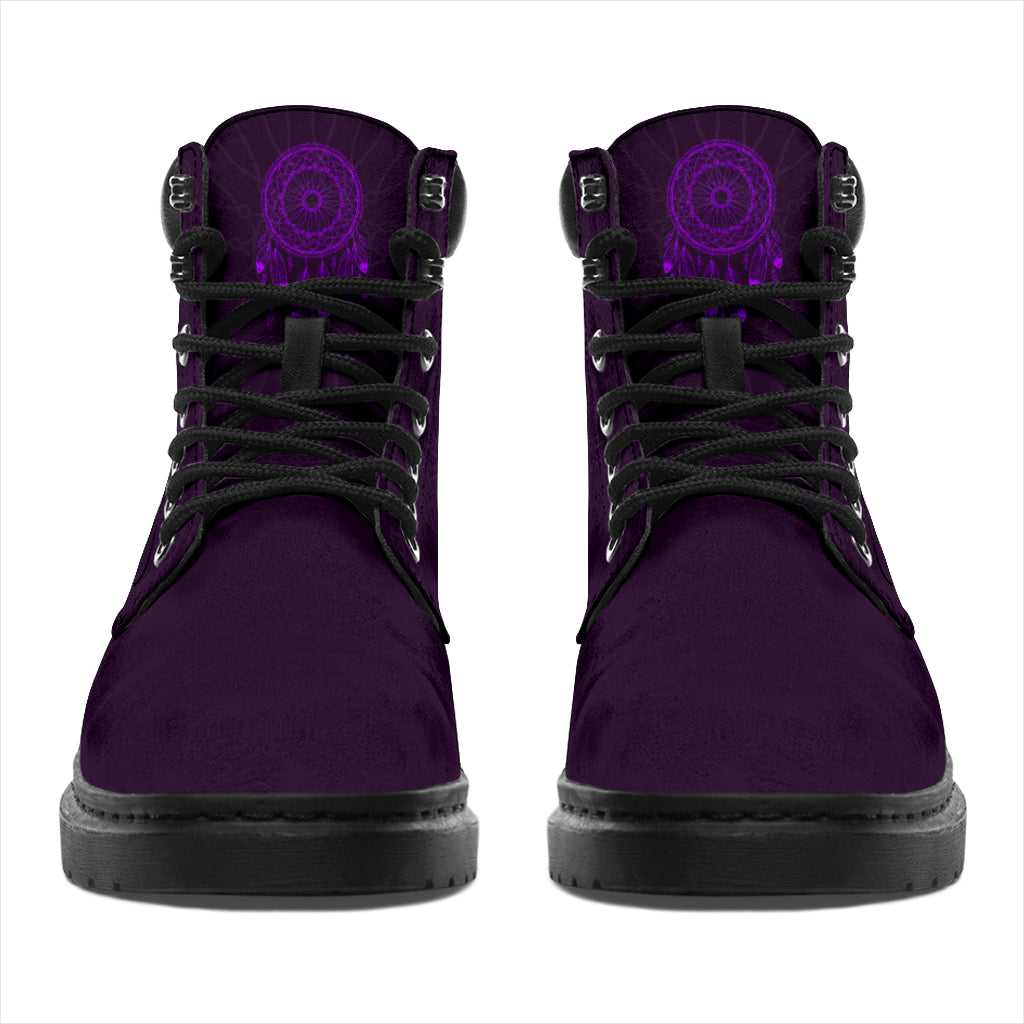 Purple Dreamcatcher All Season Boots - TrendifyCo